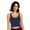 Ingot Blue, variant on Vest Top for Women Sports Bras with Built in Bra,Women's Padded Sports Bra Workout Running Shirts S-XXL