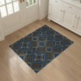 thumbnail image 3 of ODIKA Navy Contrasting Long Tones Repeating Boho Inspired Network Accessories Pet Friendly & Kids Safe for Bedroom, Bedside, Nursery, 3 of 7