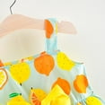 thumbnail image 5 of Girls Holiday Summer Lemon Cotton Cool Dress, 5 of 5