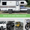 thumbnail image 2 of OULII 4Set Tire Protector Black 190T Polyester Rain Protection Travel, 2 of 8