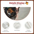 thumbnail image 3 of Daiia Fantasy Wizard Dog Art Drawing Merry Christmas Tree Skirt , Xmas Large Lace-up Tree Skirt, Santa Snowflakes Rustic Home Decorations New Year Party Farmhouse Decor-48", 3 of 6