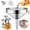 4.3in, variant on 2027 New Stainless Steel Filter Funnel, Funnel with Filter Mesh (4.3in) | Stainless Steel Funnel Set With Removable Strainer, Wide Mouth Kitchen Funnel For Various Liquids Spice Filling