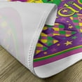 thumbnail image 5 of Ambesonne Mardi Gras Place Mats Set of 4, Carnival Blazon Art, Standard Size, Purple Green Yellow, 5 of 6