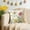 C, variant on Watercolor Floral Print Pillow Cover, Vintage Style Decorative Throw Pillowcase for Couch, 18x18 Inches, Soft Polyester Linen, Farmhouse Decor for Living Room, Bedroom & Patio