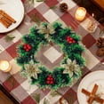 thumbnail image 4 of Gumesh All-Weather Artificial Winter Wreath - Pre-Decorated for Front Door, Fireplace & Stair Railing, Ready-to-Hang Christmas Decor, 4 of 6