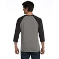 thumbnail image 2 of Bella + Canvas Unisex 3/4-Sleeve Baseball T-Shirt, 2 of 3
