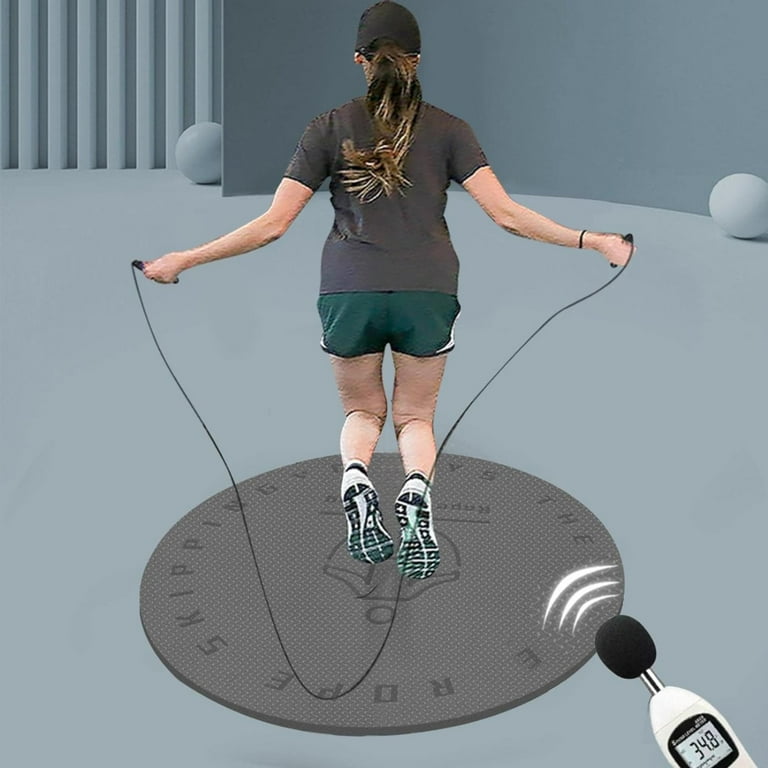 Hmlai Clearance Yoga Skipping Rope Mat Mat Absorbs Impactskipping Mat Non Slip Fitness Exercise Mat Best Choice for Sports Experience. 1 Skipping