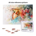 thumbnail image 6 of 1000 PCS 1000 Piece Puzzle For Adults Beautiful Garden Butterflies,Enjoy The Puzzle Solving Process,Featuring Unique And Beautiful Illustrations,Depict A Colorful Butterfly,Wooden Puzzle, 6 of 6