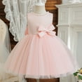 thumbnail image 5 of Toddler Girls Christmas Dresses Crew Neck Sleeveless Dress Winter Outfits Christmas Outfits Girls Dresses Size 2-3 Years, 5 of 9