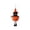 C, variant on huayou Jack O Lantern Witch Pumpkin Hanging Ornament, 7.87 Inch Glitter Pumpkin Figure for Indoor Wall Window Halloween Party Decor