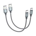thumbnail image 1 of wonima11 [2-Pack, 1ft] Short USB Type C Cable,Portable USB-C Charger Nylon Braided Fast Charging Cord Compatible iPhone 17/16 Pro Max Android Samsung Galaxy S20 S10 S9 S8 Plus S10E Note 20 10 9 8, 1 of 1