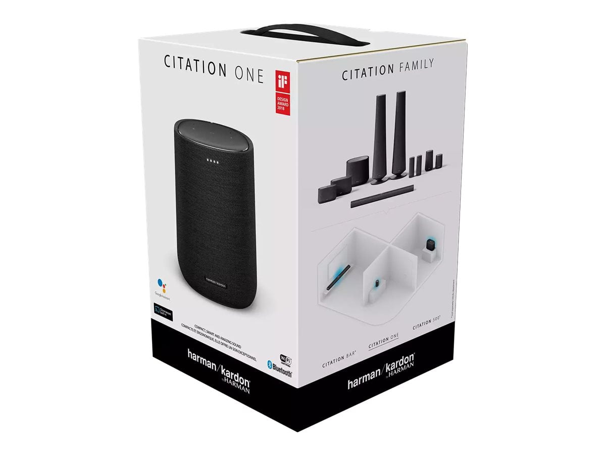 harman/kardon Citation ONE - Smart speaker - Wi-Fi, Bluetooth - 40 Watt - 2-way  - black