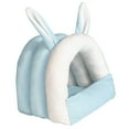 thumbnail image 5 of Stgfyxgs Guinea Pig Cave Beds Rabbit Bed House Nest Comfortable Winter Warm Small Animal Hideout Bunny Bed for Bunny Ferret Chinchilla blue, 5 of 9