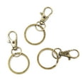 thumbnail image 5 of Cousin DIY Antique Brass Large Metal Lobster Clasps with Key Ring, 3 Pc., 5 of 9