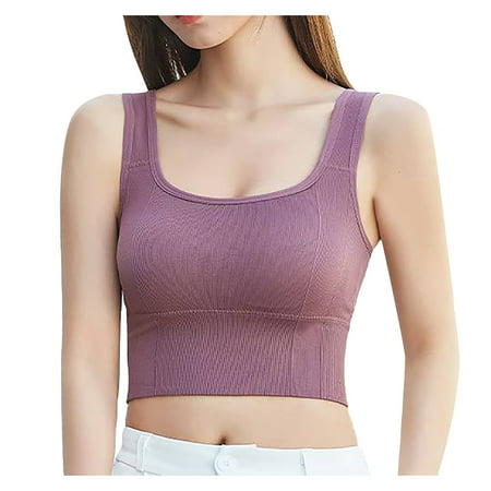 

cuitcosohg Workout Bra Women S Beauty Back Wrap Chest Sports Camisole Outer Wear Bottoming Bra Tube Top Nylon Push Up Bras for Women