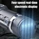 thumbnail image 4 of Mini linterna recargable fuerte | LED de alta potencia de 100 lúmenes | Luz de campamento al aire libre de aleación de aluminio | 3 modos: Alto, Bajo, Estroboscópico | IP65 a prueba de agua |, 4 of 6