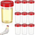 thumbnail image 3 of 10 Pcs Specimen Containers Sample Bottles Urine Sample Pots Sample Cups With Lids, 3 of 3