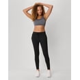 thumbnail image 6 of Hanes Sport Women's Seamless Racerback Sports Bra Ebony Heather L, 6 of 8