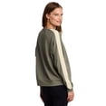 thumbnail image 5 of RBX Active Women's Ultra Lightweight Cotton Blend French Terry Crewneck Pullover with Crochet Trim, 5 of 5