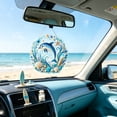 thumbnail image 3 of PLPPYFS Dolphin Diamond Art Kits for Adults, Acrylic Hanging Suncatcher Dolphin Diamond Suncatcher, Special Shaped Diamonds, Hanging Chain, Complete DIY Craft Tools, Hanging Ornament, 3 of 7