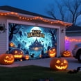 thumbnail image 3 of REK Halloween Garage Banner Weird Decorations Terrifying Atmosphere And Spine Design Create An Ominous Atmosphere That Everyone Can Notice., 3 of 6