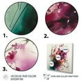 thumbnail image 3 of Designart "Purple And Green Flowers Bouquet Elegance I" Floral Bouquet Wall Art Living Room, 3 of 5