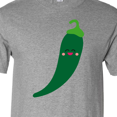 thumbnail image 4 of Inktastic Green Chili Pepper Kawaii T-Shirt, 4 of 5