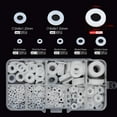 thumbnail image 2 of Nylon Flat Washer Assortment For Electrical Connections, Moisture Resistant Wear Resisting Washers Prevent Electrical Shorts Between Metal And Metal, Load Distribution And, 2 of 7