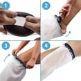 thumbnail image 5 of Adult waterproof half leg protector, waterproof cast protector and bandage protector for use in shower/bath, 5 of 5
