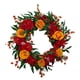 thumbnail image 1 of forma forma forma de flores artificiales de 18 pulgadas para colgar en de delantera, grande para el Día de ,, 1 of 9