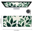 thumbnail image 2 of nygtbtfer Big Large Mouse Pad, Split Leaf Xl Long Extended Full Desk Mousepad Table Mat Cute for Women Gifts, Waterproof Desk Mats on Top of Desks for Keyboard with Stitched Edges 31.5x11.8 in, 2 of 6