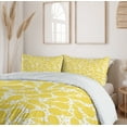 thumbnail image 6 of Ambesonne Modern Duvet Cover Sets, Pineapple Fruit, 2-Queen, White and Yellow, 6 of 6