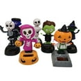 thumbnail image 5 of Juego de 8 lindos Halloween con energía Solar para decoración de coche, baile de columpio, cabezón ecológico, baile Solar en macetas coloridas, 5 of 5