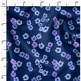 thumbnail image 2 of Soimoi Florals Print,Cotton Poplin, Sewing Fabric Sold by The Yard 42 Inch Wide,Sewing Craft Quilting/Quilt Making Fabric, Dark Blue, 2 of 6