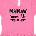 thumbnail image 3 of Inktastic Mamaw Loves Me Grandchild Outfit Gift Baby Girl Dress, 3 of 4