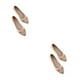 thumbnail image 1 of Qarigey 1 par de mocasines de diamantes de imitación para el tiempo libre para mujeres, zapatos de fiesta para niñas, zapatos de estilo Oro Tamaño 43 2piezas, 1 of 1