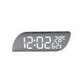 thumbnail image 1 of TACILIP Digital Electronic Clock Temperature and Humidity Display LED Display Electronic Clock Stereo Digital Display Automatic Brightness Adjustment, Mom Gifts, 1 of 6