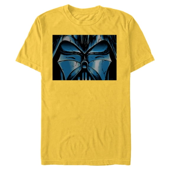 Star Wars Darth Vader Eyes Comic Book Artwork - Short Sleeve Blended T-Shirt for Adults - Customized-Yellow