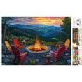 thumbnail image 5 of Buffalo Games Evening in the Mountains 300-Piece 21.25 x 15-inch Interlocking Jigsaw Puzzle for Adults Ages 14+, 5 of 6