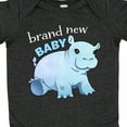 thumbnail image 4 of Inktastic Brand New Baby Cute Baby Hippo Boys or Girls Baby Bodysuit, 4 of 5