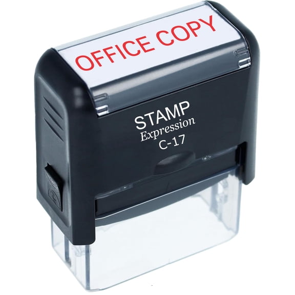 StampExpression - Office Copy Office Self Inking Rubber Stamp - Red Ink (A-5320)