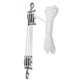 thumbnail image 4 of GUOOL Rope Pulley Hoist for Heavy Lifting Block and Tackle Pulley System 15 m Rope, 4 of 9