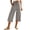 Grey, variant on GEWSEY Women Work Pants Comfy Relaxed Loose Wide Leg Trousers Elastic Stretch High Rise 7/8 Length Slacks Pants Solid Asymmetrical Cropped Trousers for Lady Dance Clubs Black for Size XXL