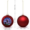 thumbnail image 2 of Cuphead Mugman Christmas Balls Sparkling Christmas Tree Hanging Ornaments Party Home Decor Xmas Christmas Gifts, 2 of 8