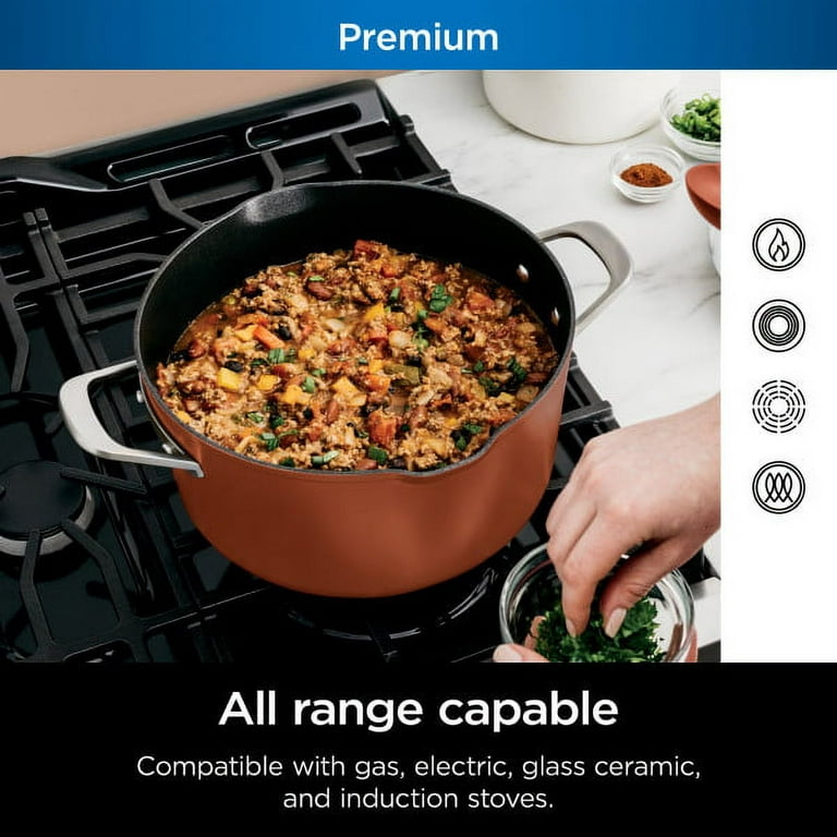 Ninja NeverStick™ Premium 17-Piece Cookware Set; Euro-Pro® Bundle NeverStick  - Ninja
