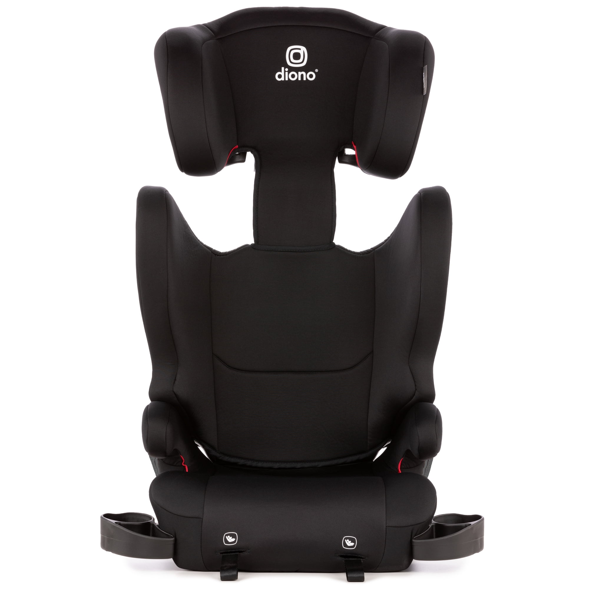Diono Cambria LE, 2-in-1 Belt Positioning Booster Seat,Backless and High-Back Booster seat for Children from 40—120 lb,17" Wide,6 Headrest Positions,Lightweight with Latch,Black
