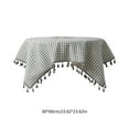thumbnail image 4 of Twfbrm Table Cloth Tassel Cotton Linen Table Cover for Kitchen Dinning Wrinkle Free Table Cloths, 4 of 7