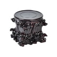thumbnail image 1 of Miniature Relief Carving Wood Base Homen Decoration Pedestal for Vase Tea Sets, 1 of 6