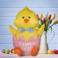 thumbnail image 4 of Gemmy Airdorable Airblown Inflatable Easter Hatching Chick, 1.5 ft Tall, Yellow, 4 of 4