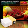 thumbnail image 2 of Tangxi Mini proyector LEDMini proyector,Full HD 1080P,proyector de películas portátil 1500Lux con LED de 30,000 Horas,Compatible con HDMI,USB,AV,VGA,Micro SD,Puerto 3.5mmUS 110-240V Khall DS03014-01, 2 of 5